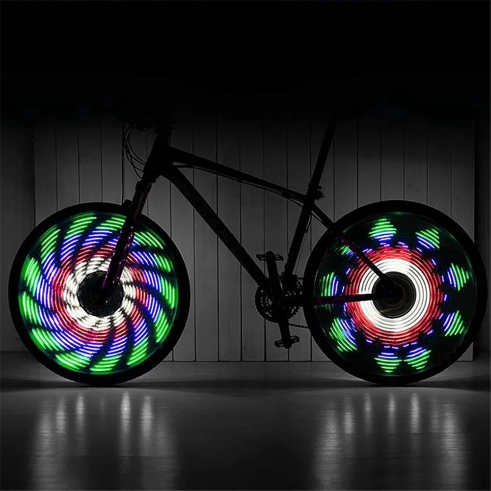 LEADBIKE LD35 Battery Powered Mountain Bike Wheel LED Light Safety Road Bicycle Bright 30 Patterns Tire Light (Battery Not Included) - 3