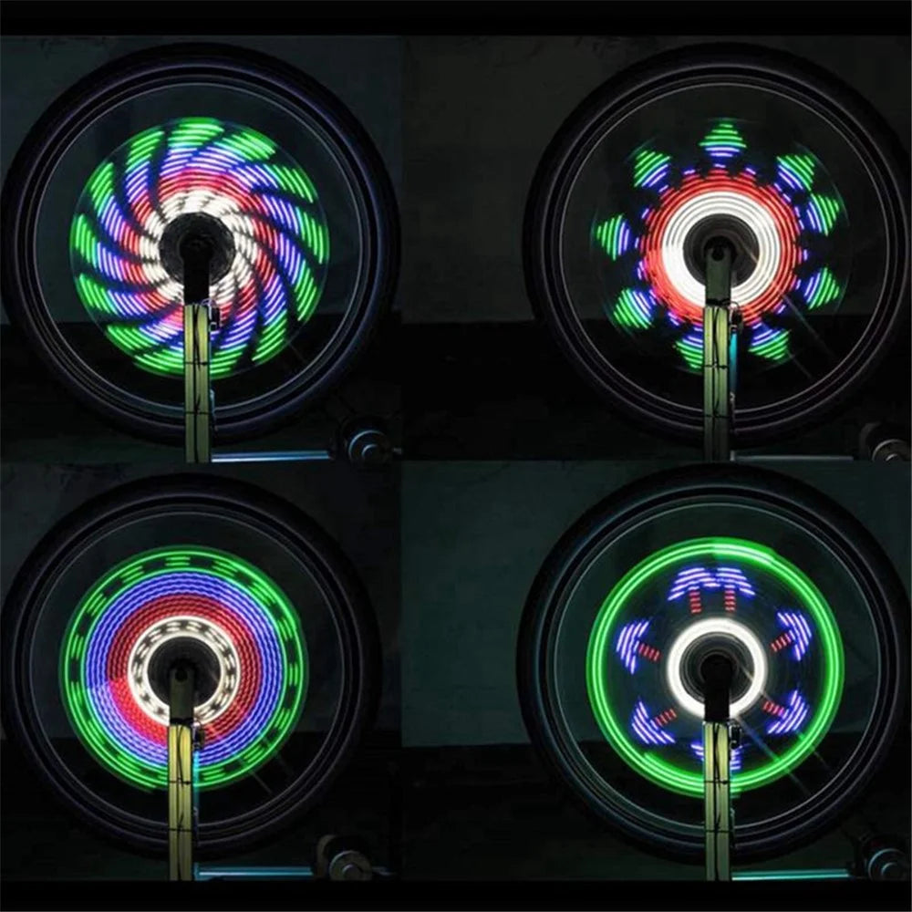 LEADBIKE LD35 Battery Powered Mountain Bike Wheel LED Light Safety Road Bicycle Bright 30 Patterns Tire Light (Battery Not Included) - 6