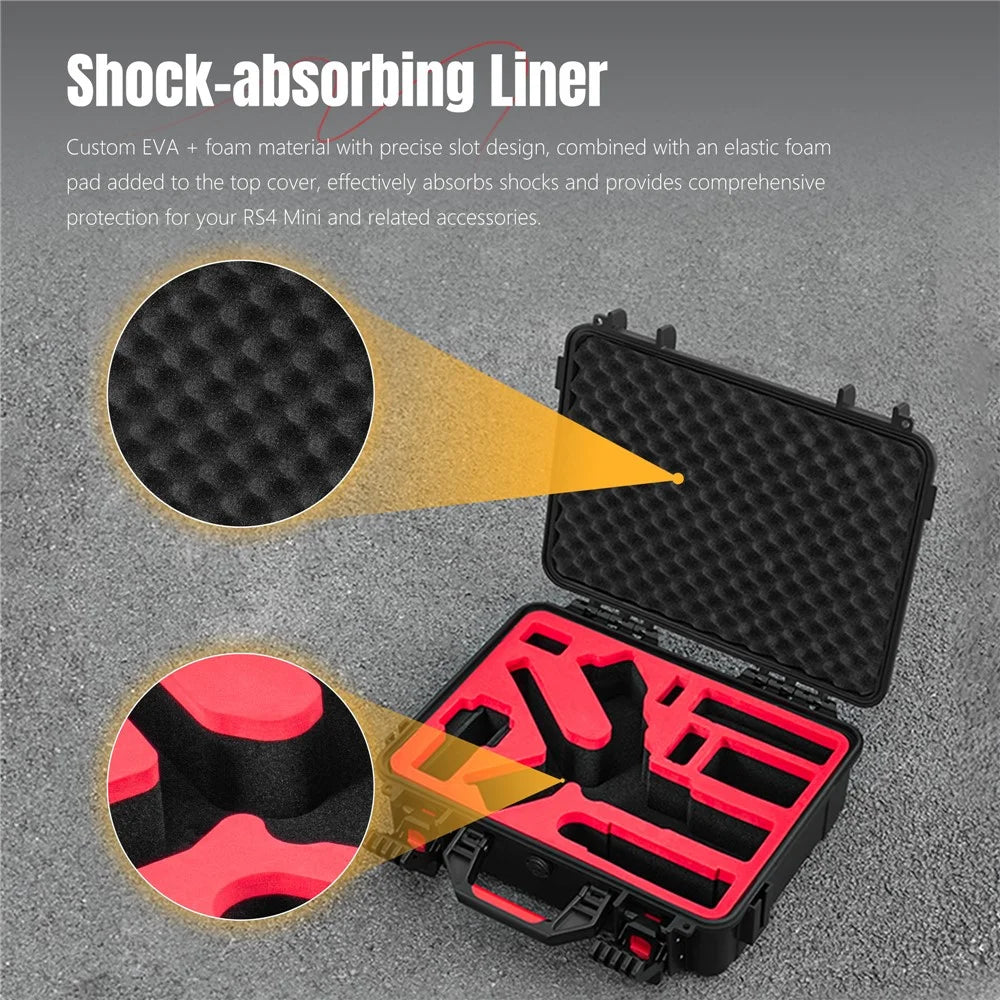 STARTRC 12160020 For DJI Ronin RS4 Mini Stabilizer Waterproof Carrying Case Protective Storage Box - 6