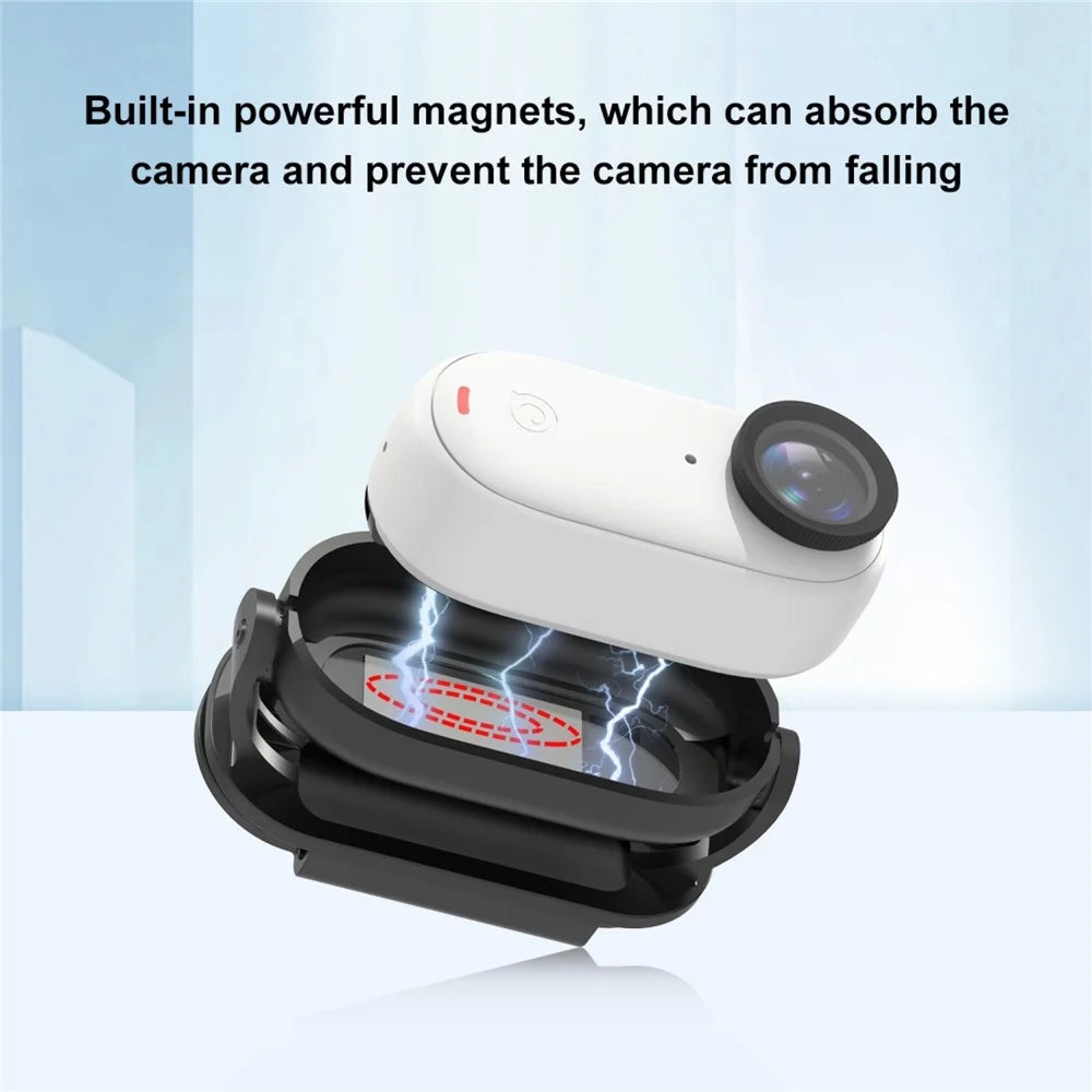 PULUZ PU869B For Insta360 GO 3 / 3S Thumb Camera Magnetic Protective Frame Anti-Shake Cap Clip - 2