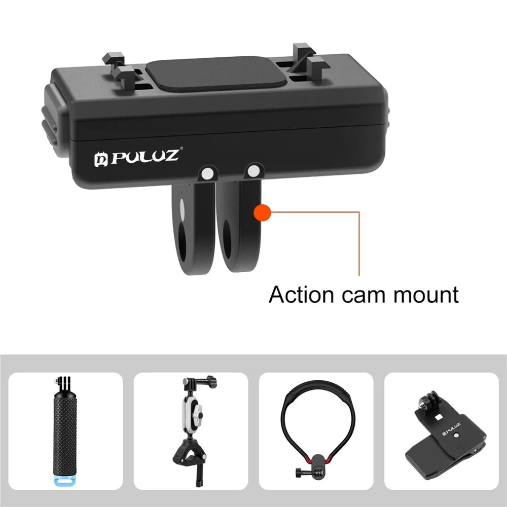 PULUZ PU965B For Insta360 Ace / Ace Pro / X3 / One X2 Action Camera Magnetic Quick Release Mount 1 / 4 Inch Screw - 6