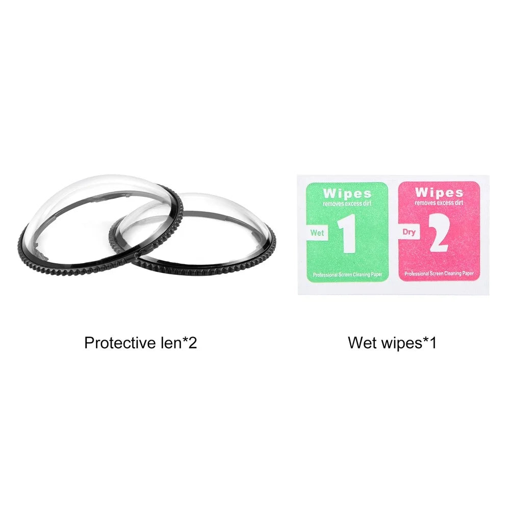 PULUZ PU988T 2Pcs For Insta360 X4 Lens Guards Rotatable Optical Hardened Glass Lens Protector - 7