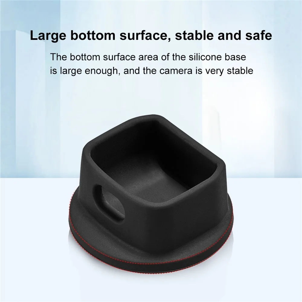 PULUZ PU893B For DJI Osmo Pocket 3 Base Silicone Anti-Slip Desktop Stand Camera Body Handle Mount - 3