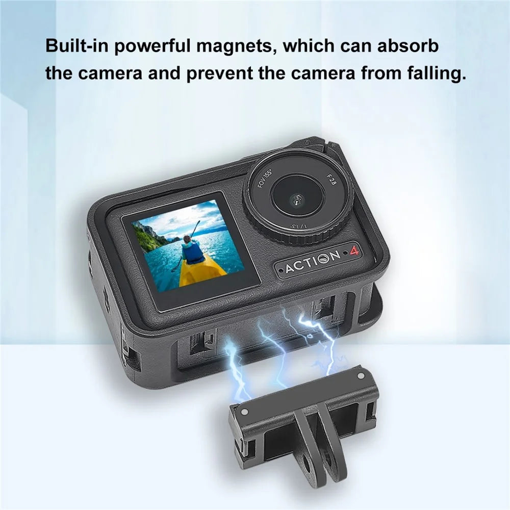 PULUZ PU934B For DJI Osmo Action 4 / 3 Magnetic Quick Release Adapter Base Expansion Mount for Selfie Stick / Tripod - 4
