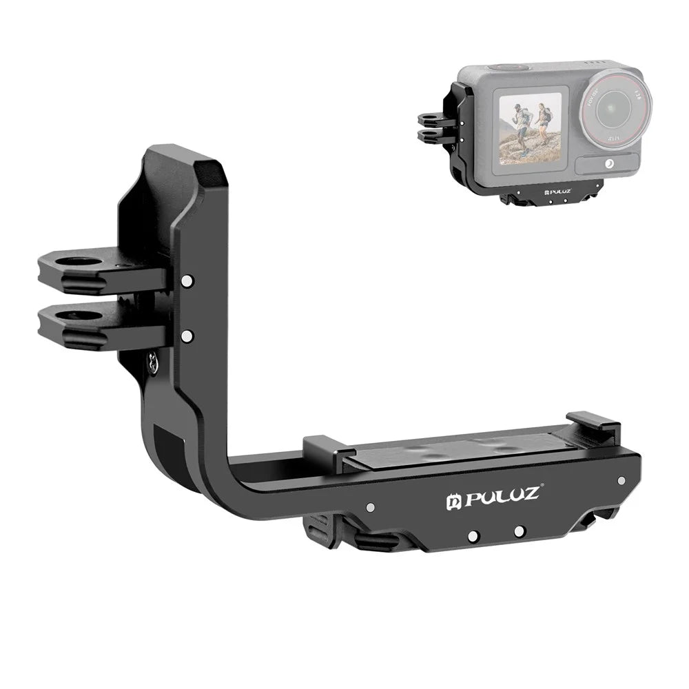 PULUZ PU768B For DJI Osmo Action 5 Pro / 4 Dual Orientation Magnetic Quick Release Mount for Horizontal / Vertical Shooting - 1