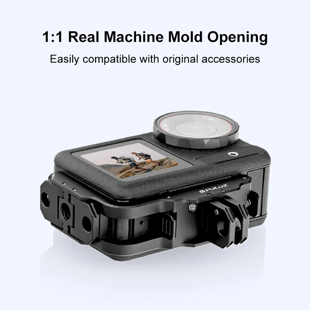 PULUZ PU768B For DJI Osmo Action 5 Pro / 4 Dual Orientation Magnetic Quick Release Mount for Horizontal / Vertical Shooting - 4