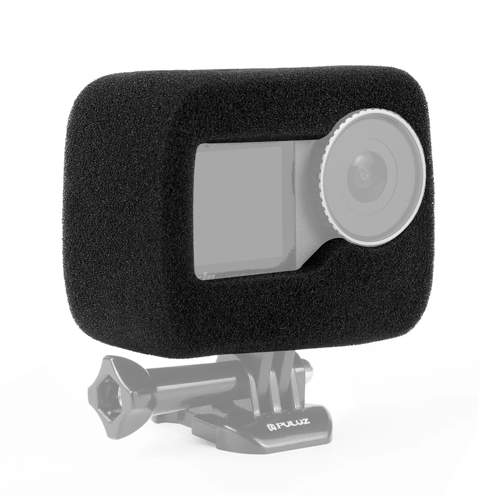 PULUZ PU987B For DJI Osmo Action 5 Pro / 4 / 3 High Density Foam Wind Noise Reduction Scratch Resistant Cover - 1