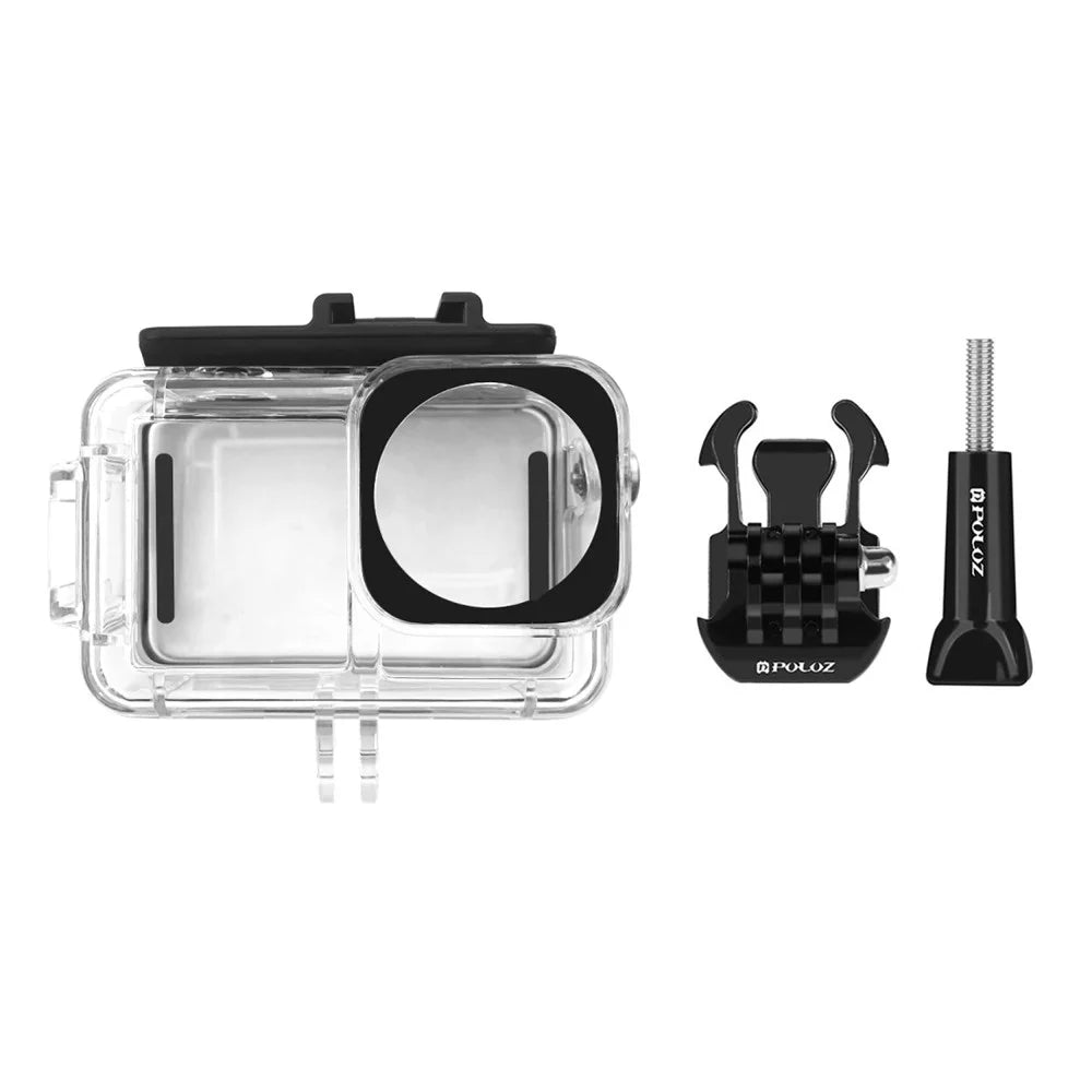 PULUZ PU808 For DJI Osmo Action 3 Case 40M Waterproof Cover with Cold Shoe Mount / Bracket - 2