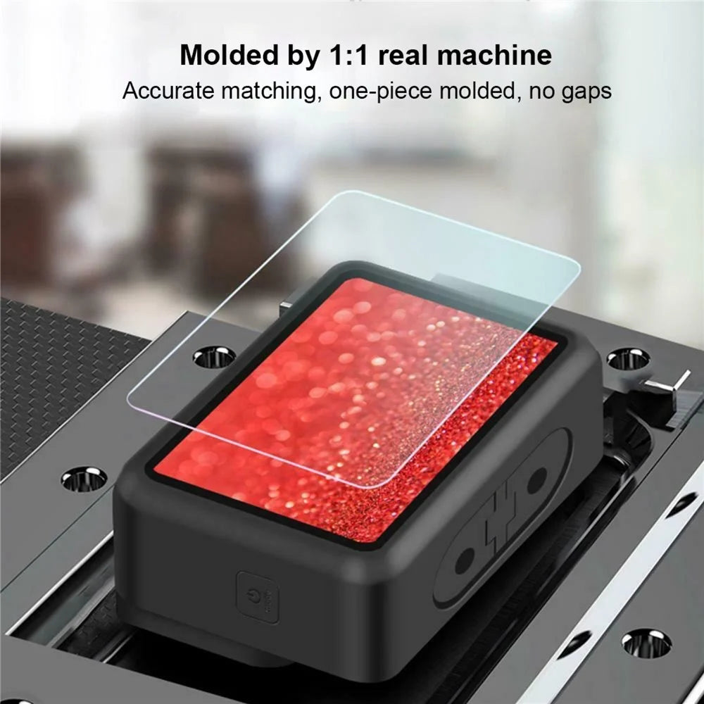 PULUZ PU422 For GoPro Hero 8 Lens + LCD Screen Protector 9H 2.5D Tempered Glass Film - 4