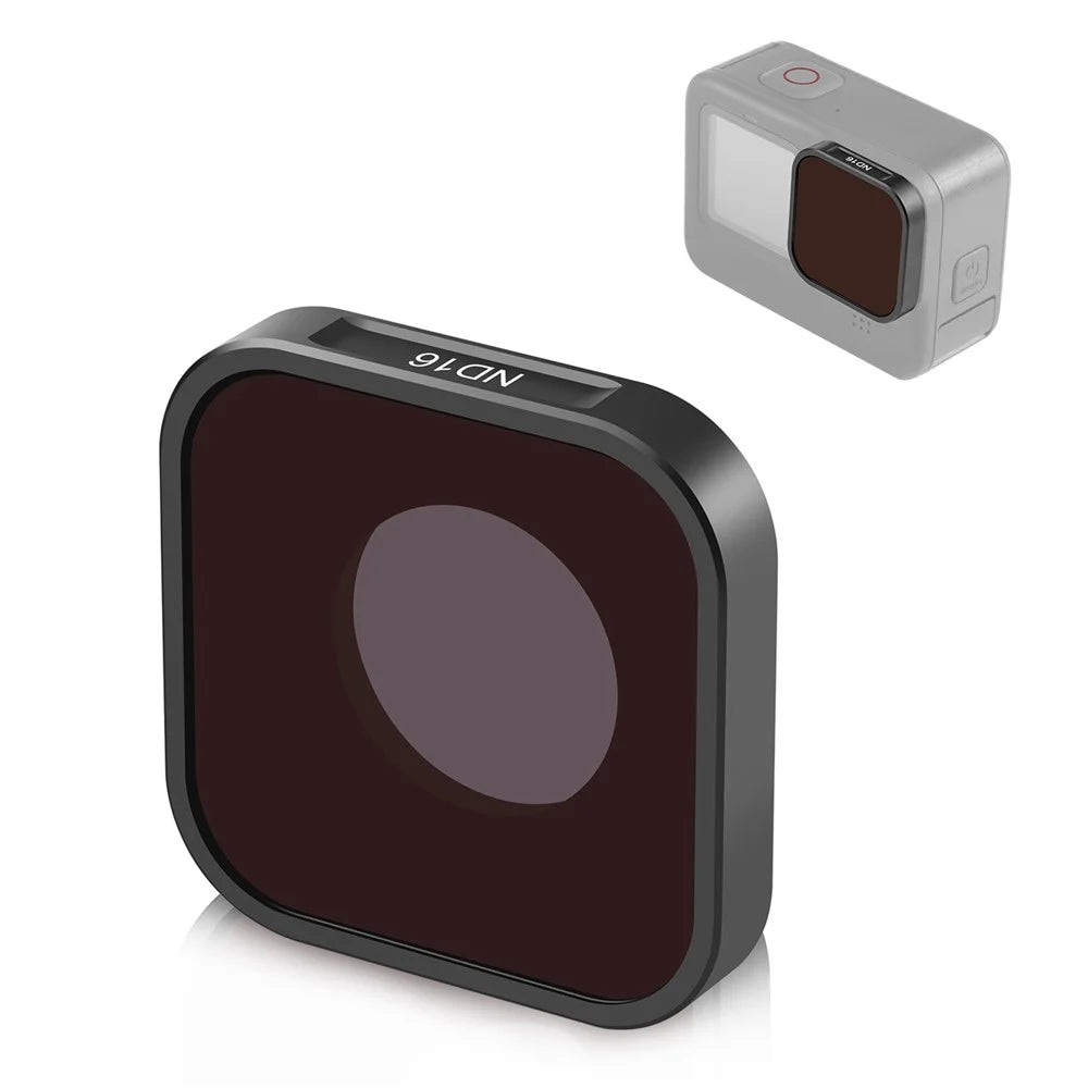 PULUZ PU921 ND16 Filter for GoPro HERO11 Black / HERO11 Black Mini / HERO10 Black / HERO9 Black Optical Glass Camera Lens Filter - 1