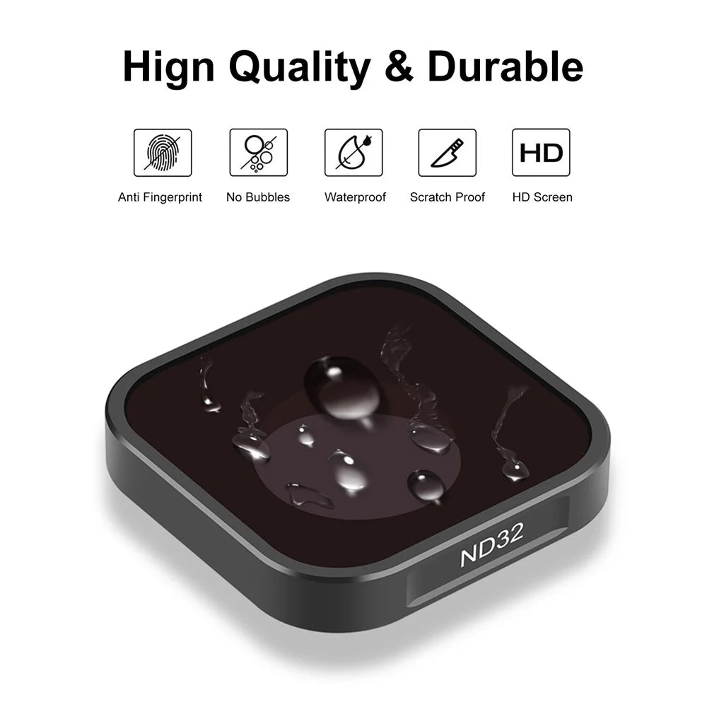 PULUZ PU922 ND32 Filter for GoPro HERO11 Black / HERO11 Black Mini / HERO10 Black / HERO9 Black Optical Glass Camera Lens Filter - 2
