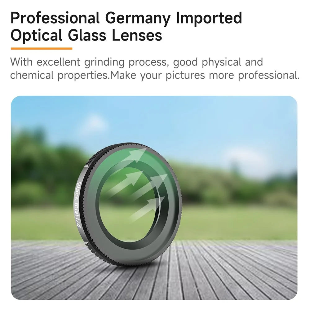 SUNNYLIFE ON-FI075 For DJI Osmo Nano 1 / 4 Black Mist Filter Aluminum Frame Optical Glass Lens Drone Filter - 3