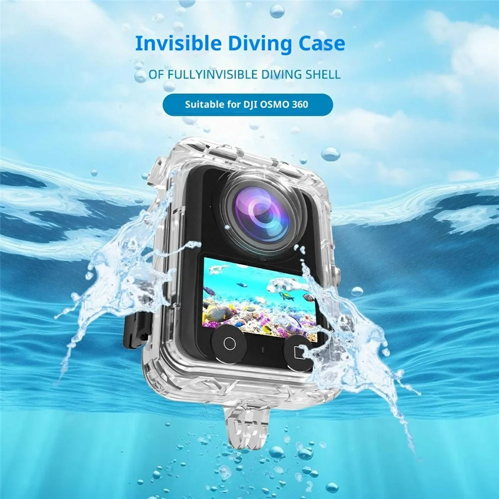 For DJI Osmo 360 Camera Waterproof Case 40m Underwater PC Protective Cover - 3
