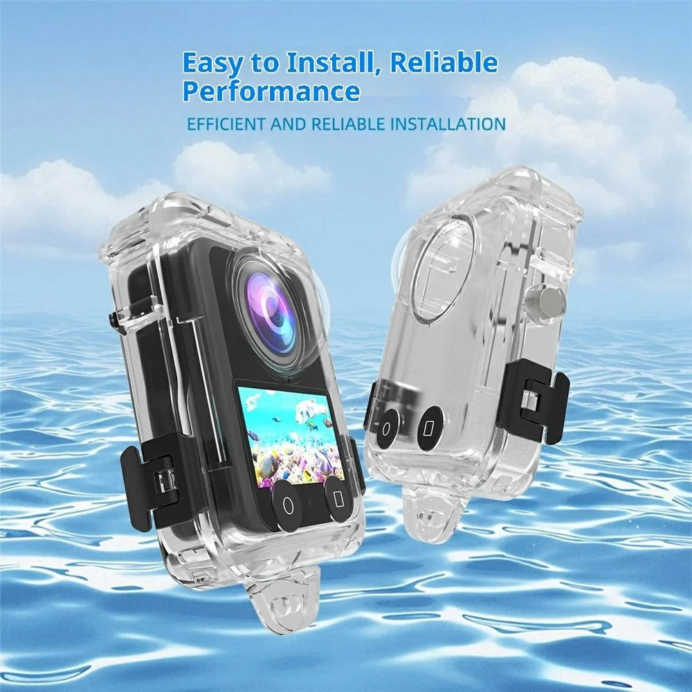 For DJI Osmo 360 Camera Waterproof Case 40m Underwater PC Protective Cover - 4