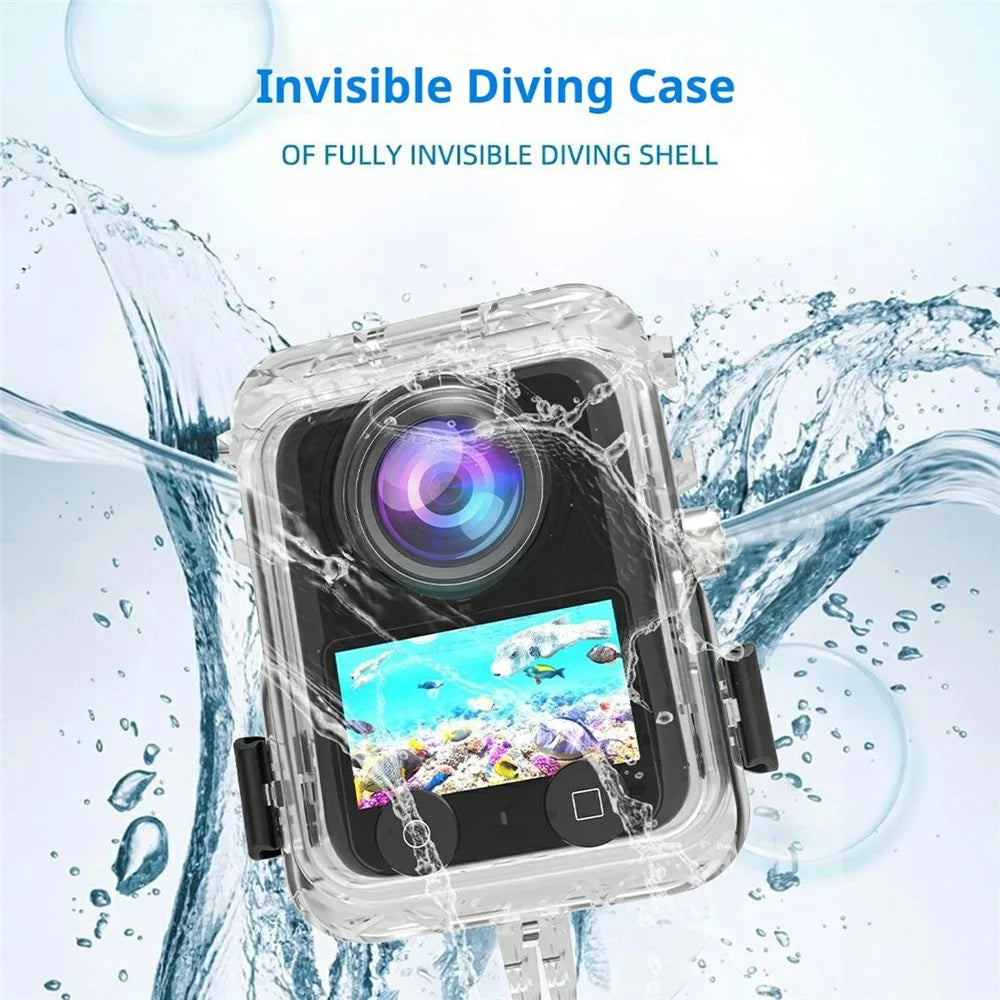 For DJI Osmo 360 Camera Waterproof Case 40m Underwater PC Protective Cover - 6