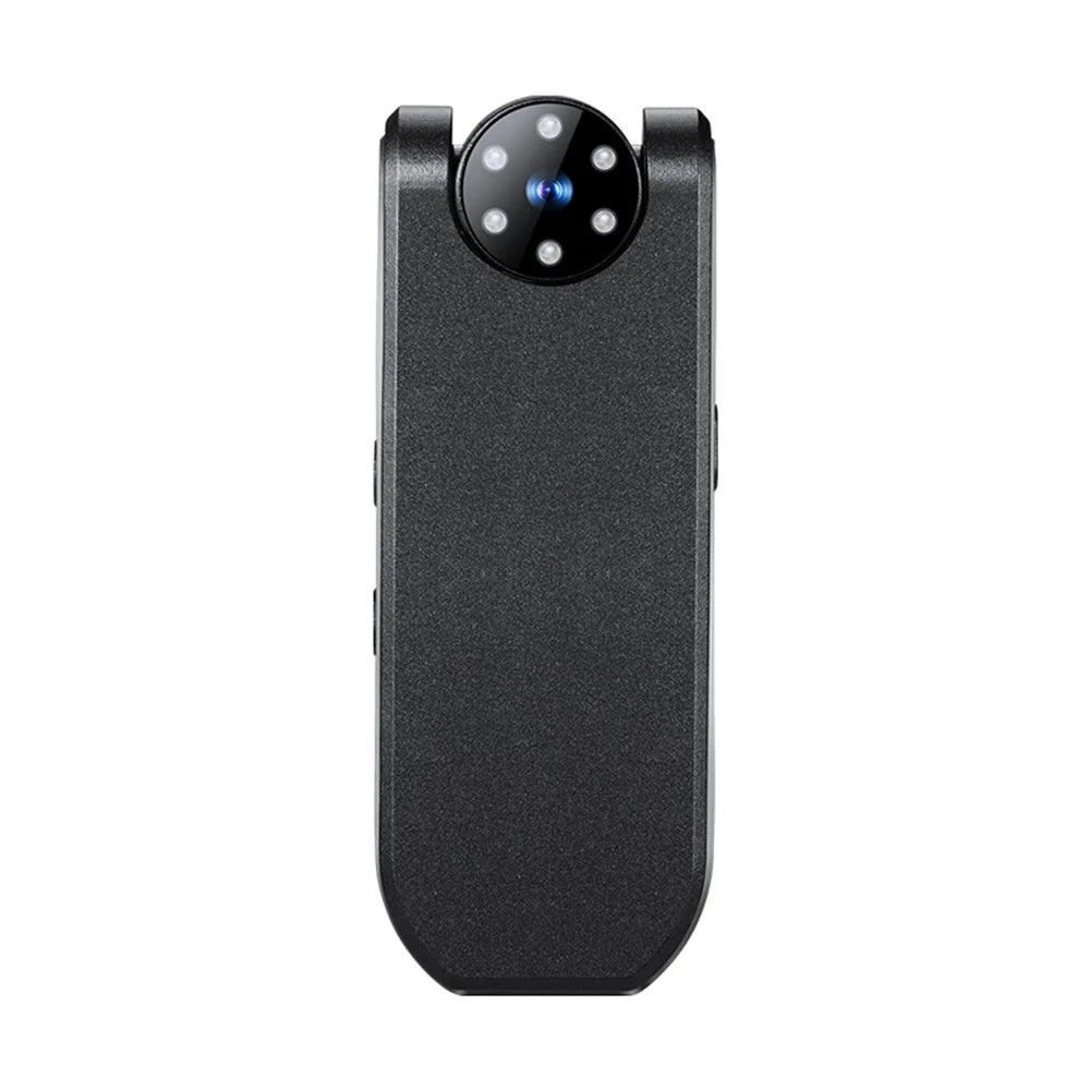 M23 4K Ultra HD Clip-on Mini Body Camera 180 Degree Rotating Lens Night Vision WiFi Video Recorder (without TF Card) - Black - 6