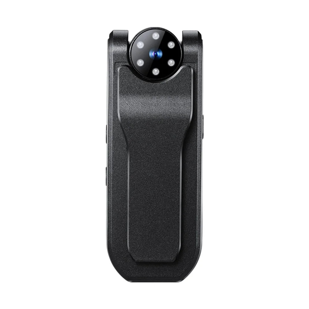 M23 4K Ultra HD Clip-on Mini Body Camera 180 Degree Rotating Lens Night Vision WiFi Video Recorder (without TF Card) - Black - 7