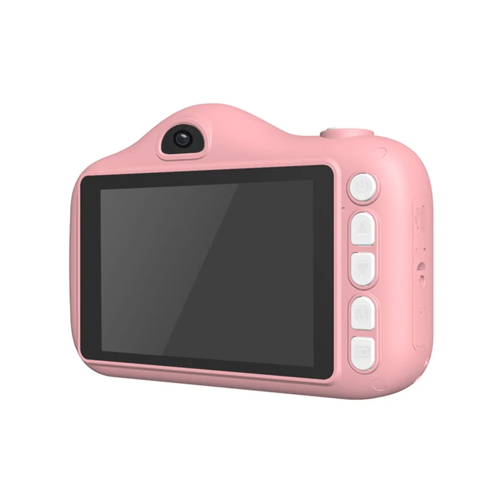 X600 3.5-inch Large Screen Kids Camera 1080P Digital Video Camera Educational Toys (without TF Card) - Pink - 5