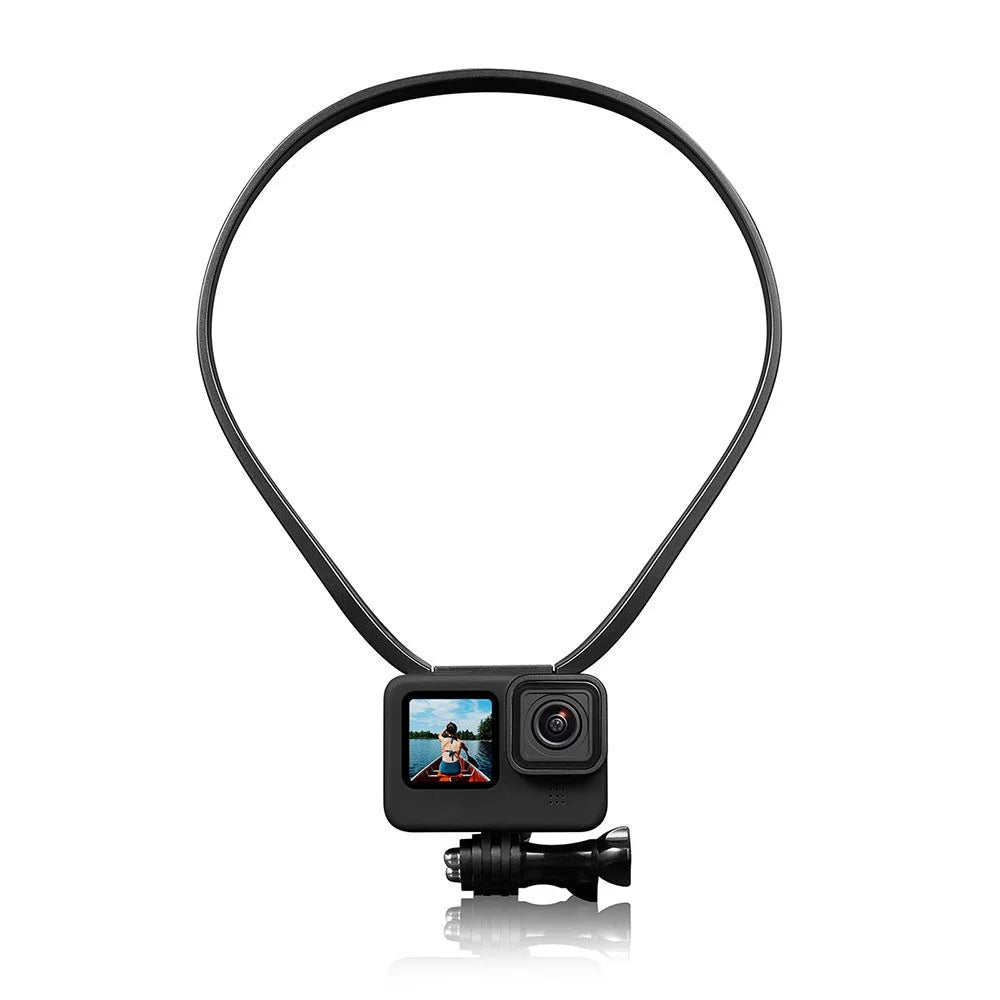 TELESIN GP-HNB-U1 Hands-free Neck Camera Holder Mount Stand Bracket for GoPro Hero 9 / 10 / 11 / 8 Action Camera Smartphone - 1