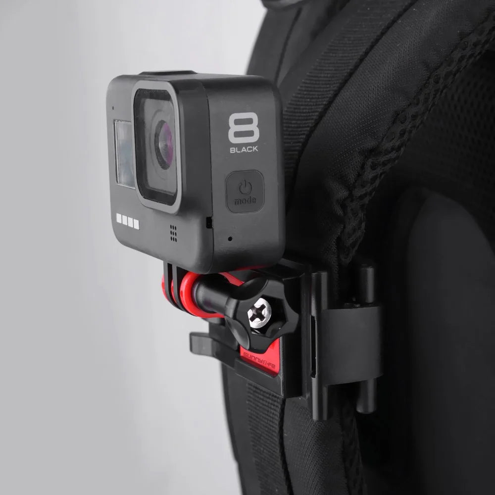 SUNNYLIFE TY-Q9261 Sports Camera Backpack Clip Mount Adapter for DJI Action 2 / GoPro 10 / GoPro 9 / Insta360 One R - 4