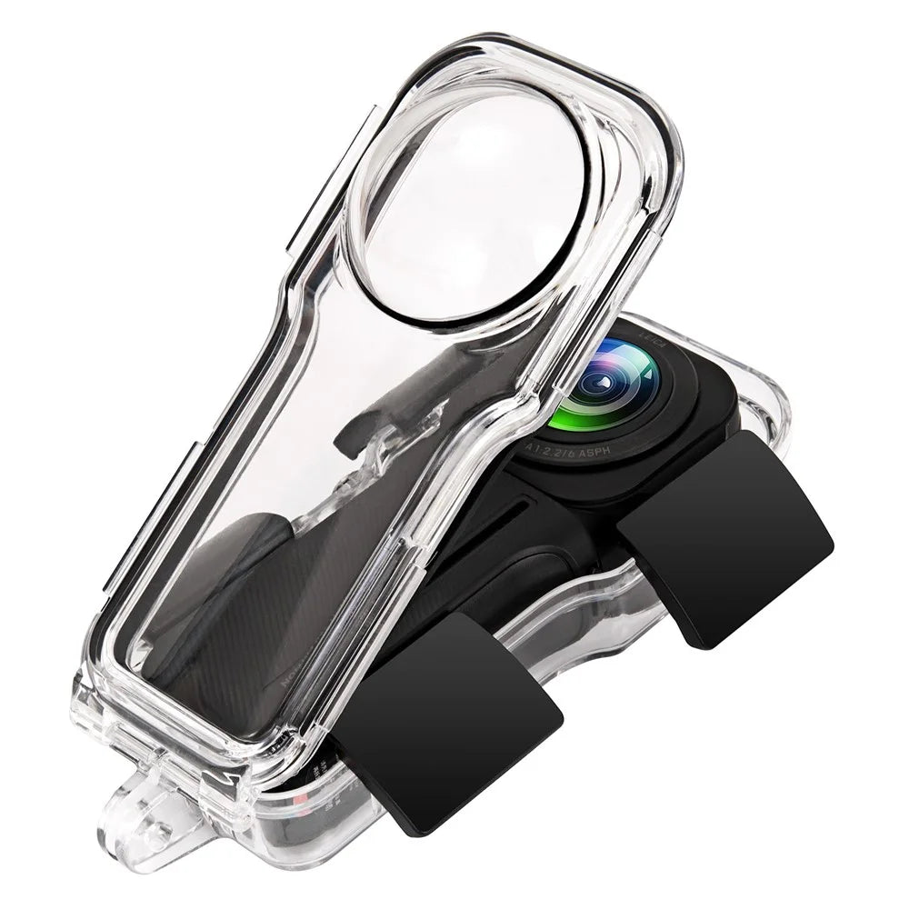 Waterproof Case for Insta360 ONE RS 1-inch Leica Panoramic Camera 40M Underwater Dive Protective Shell with Bracket Accessories - 1