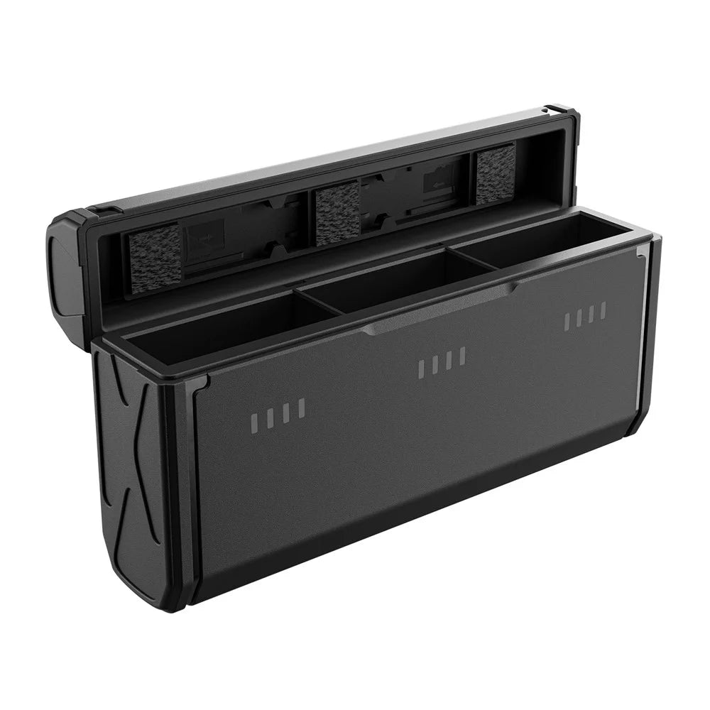 TELESIN GP-HPK-011 for GoPro Hero 9 / 10 / 11 3 Slots TF Card Storage Pocket Battery Charger Box - 1