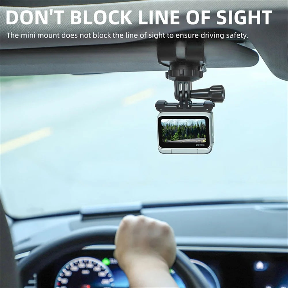 SUNNYLIFE ZJ585 Car Visor Action Camera Mount Adapter Plastic Sport Camera Car Holder - 3