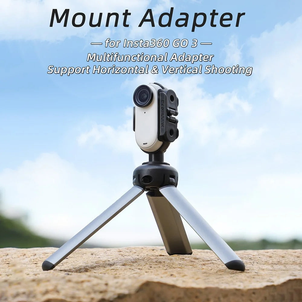 SUNNYLIFE IST-BK592 For Insta360 GO 3 Plastic Heat Dissipation Protective Frame Mount Adapter - 2