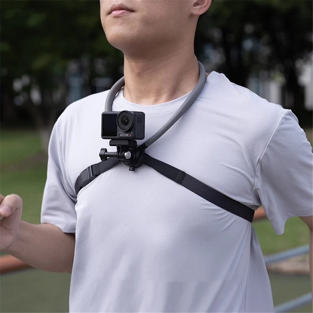 PGYTECH P-GM-153 CapLock Sports Camera Neck-mounting Stand Selfie Holder Hand Free Video Vlog Necklace Holder for Action Camera - 3