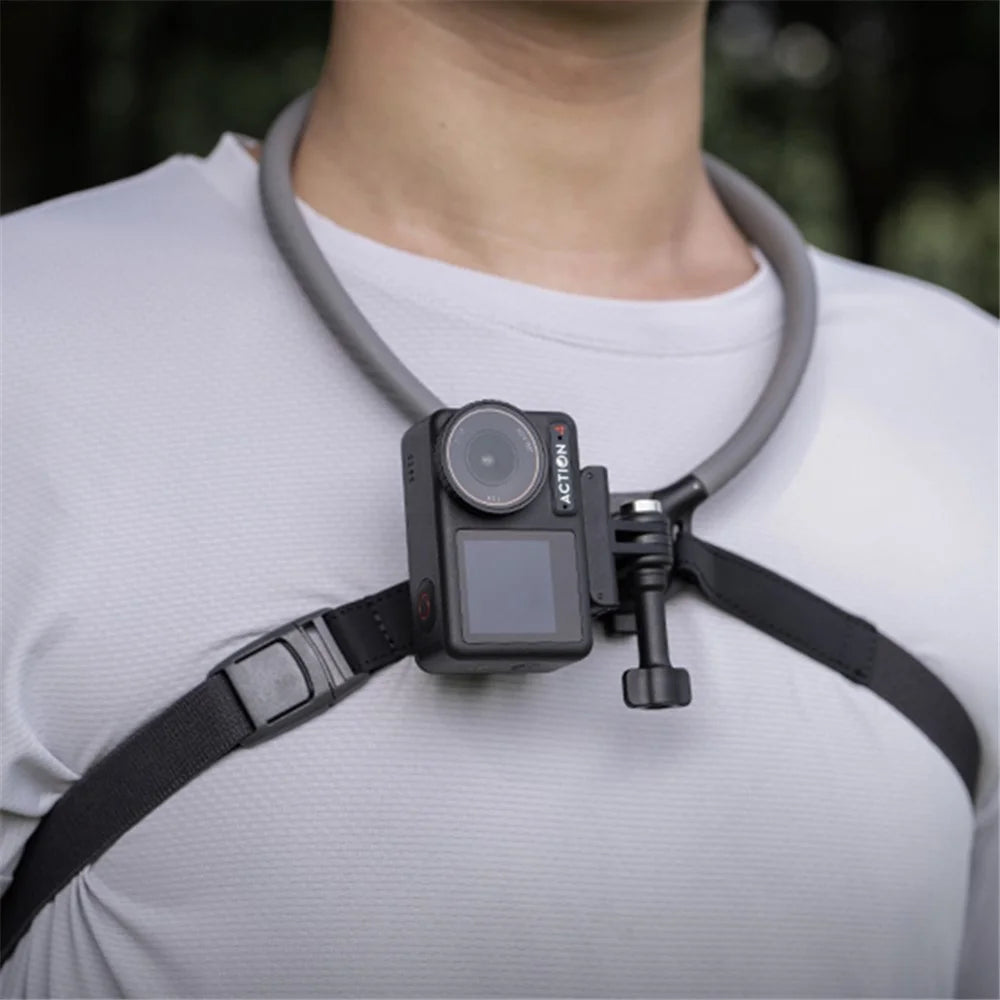 PGYTECH P-GM-153 CapLock Sports Camera Neck-mounting Stand Selfie Holder Hand Free Video Vlog Necklace Holder for Action Camera - 7