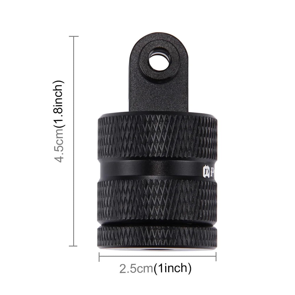PULUZ PU219 For DJI OSMO Action Camera 360 Degree Rotatable Tripod Connector Base Mount Adapter - 5