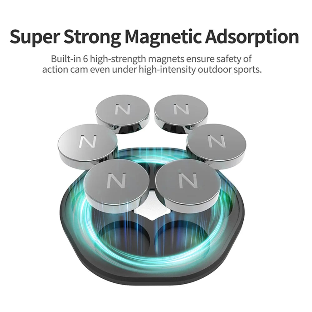 SUNNYLIFE DZ753 For Osmo Pocket / Insta360 / FIMI Camera Aluminium Alloy Magnetic Camera Mount Base - 3