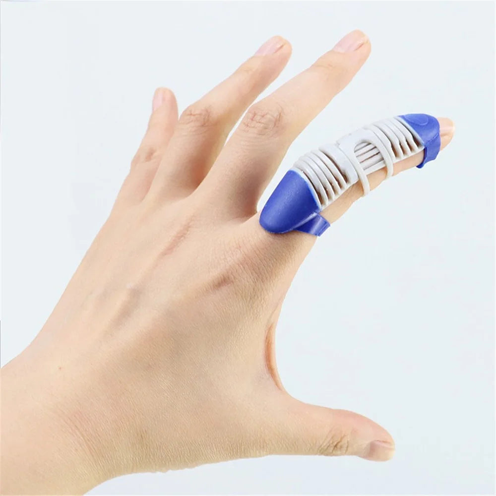 1Pc Basketball Finger Splint Guard Protector Fulcrum Support Adjustable Finger Sleeve - M - 4