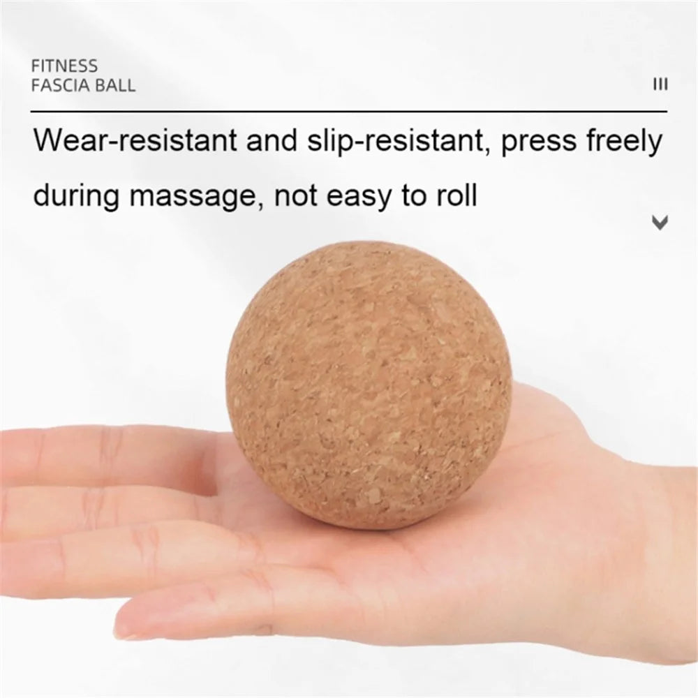 120MM Diameter Comfortable Massager Cork Massage Ball for Deep Tissue Muscle Massaging and Physical Therapy - 5