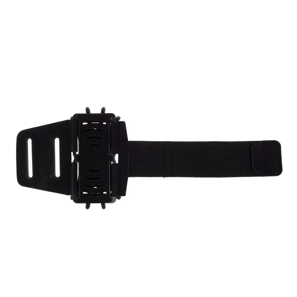 4-6.5 inch Rotating Mobile Phone Arm Bag Adjustable Sports Running Arm Band Wrist Bag - Black - 6