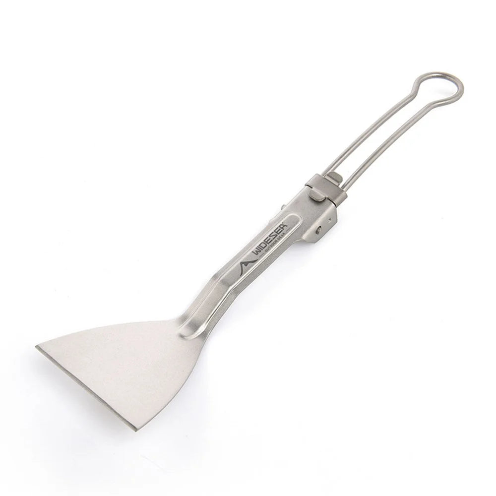 WIDESEA WSTT-118 Outdoor Camping Pure Titanium Foldable Spatula Ultralight Shovel Cookware - 1