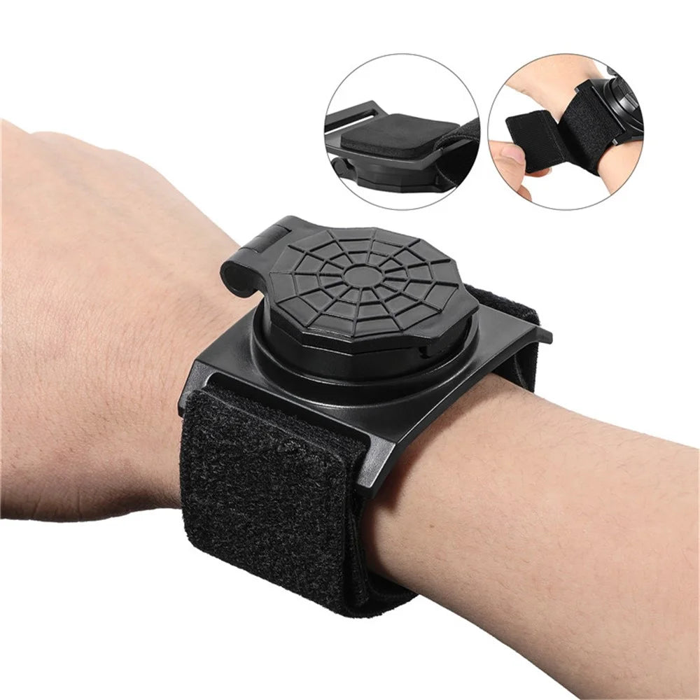 WEST BIKING 360 Degree Rotating Bicycle Cycling Wrist Band Rear View Mirror - 4