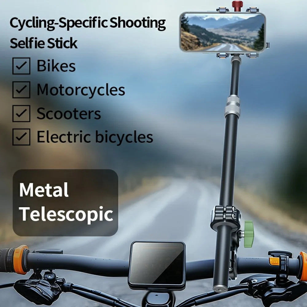 LANPARTE R95-B Aluminum Alloy Telescopic Selfie Stick Smartphone Action Camera Monopod with Remote Control - 4