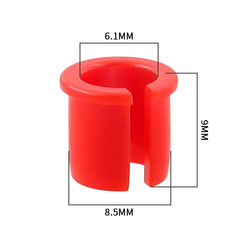 MUQZI Engineering Plastic Shrader to Presta Valve Stem Converter Rim Hole Adapter for Mountain Road Folding Bikes - Black - 6