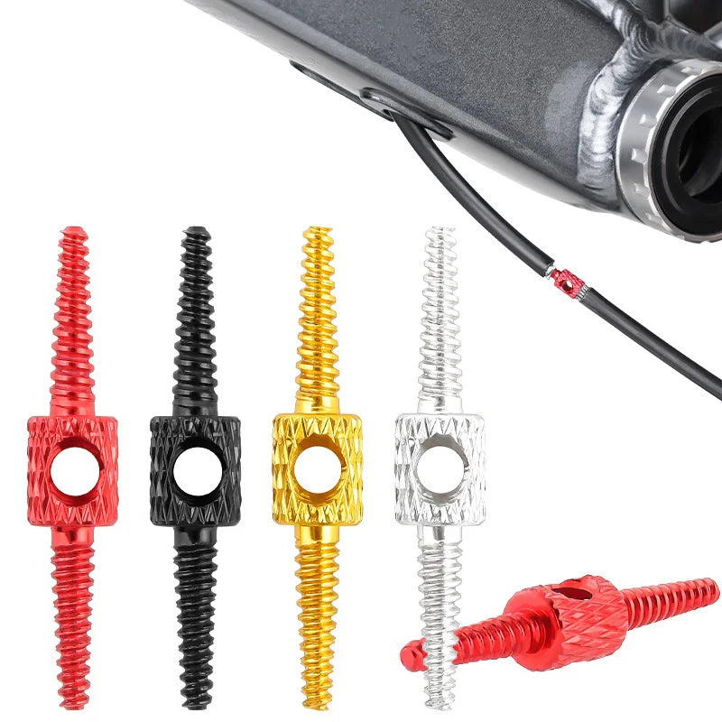MUQZI Cycling Brake Cable Connector Cable Housing and Shift Protector for Mountain Road Bike - Black - 2