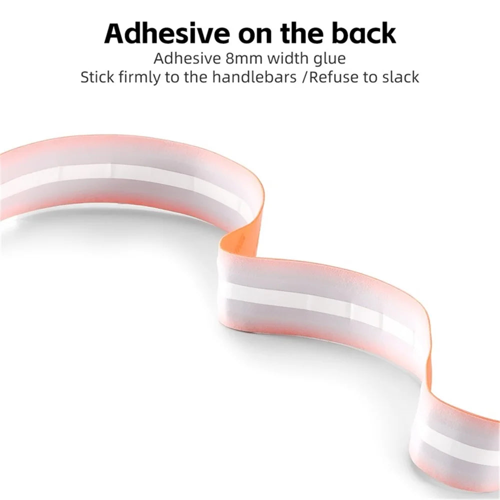 WEST BIKING YP0804075 2Pcs PU Leather+EVA Handlebar Tape Road Bike Handle Wrap - Pink - 5