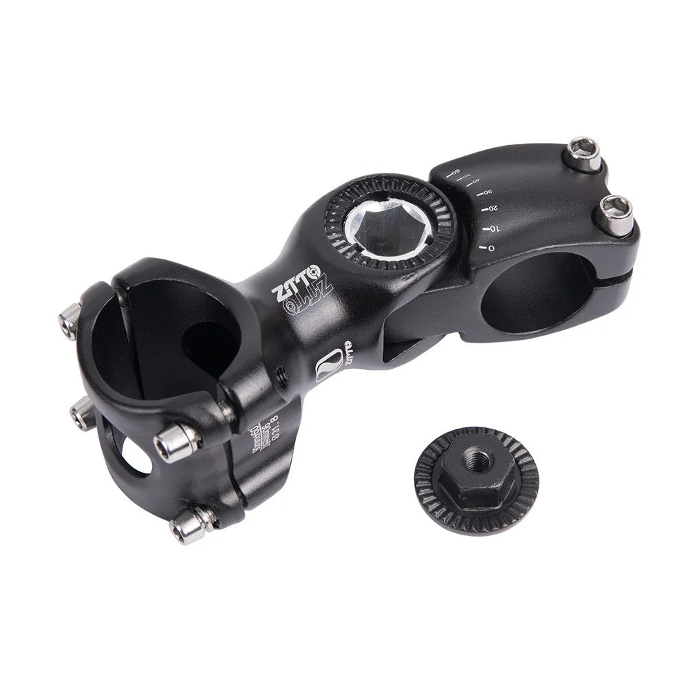 ZTTO Aluminum Alloy Bike Stem MTB Stem Degree Adjustable Raise Up Function Bicycle Tool - 25.4x90MM - 2