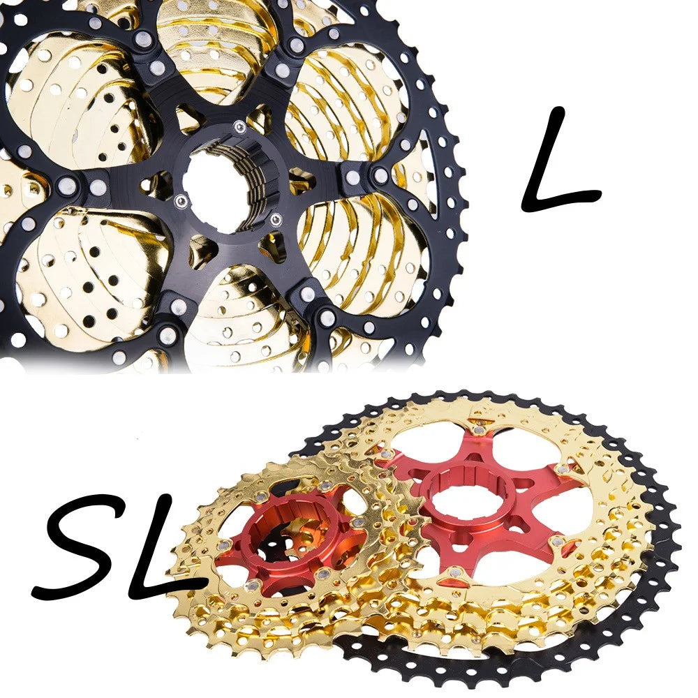 ZTTO 11S46T Steel Cassette for Mountain Bike 11 Speed Bike Flywheel Cycling Replacement Part - 11-46T SL (Red Double Aluminum Frame) - 4