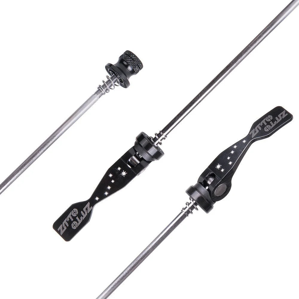 ZTTO Cycling Wheel Hub Front Rear Skewer Aluminum Alloy Handle Quick Release Lever Set - Purple - 4