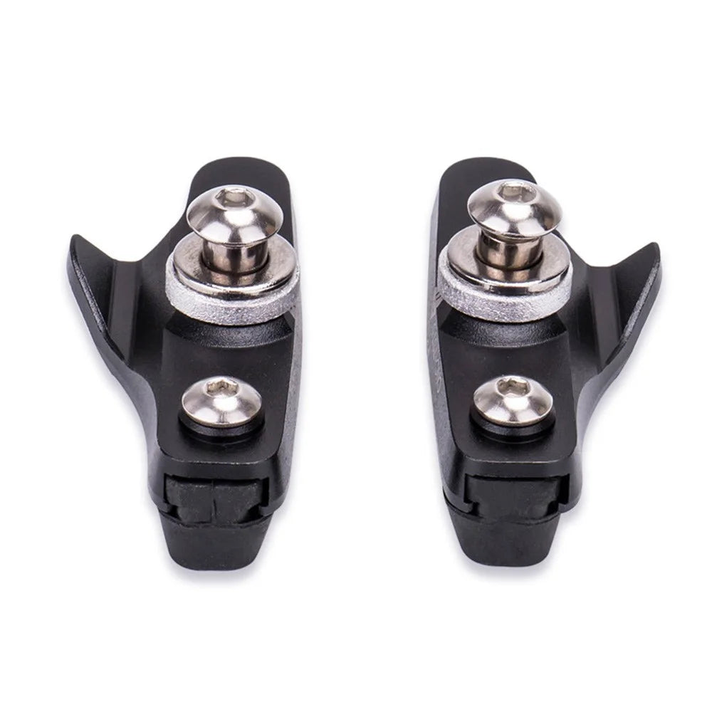 ZTTO 1 Pair Road Bike C-Brake Pad Aluminum Alloy Brake Block Bicycle Parts - Black - 2