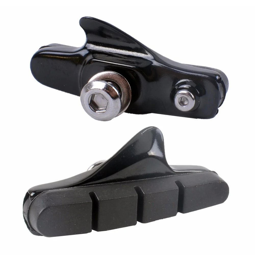 ZTTO SCP1 Aluminum+Rubber Lightweight Road Bike Brake Shoes C Brake Caliper Hoof - Black - 3