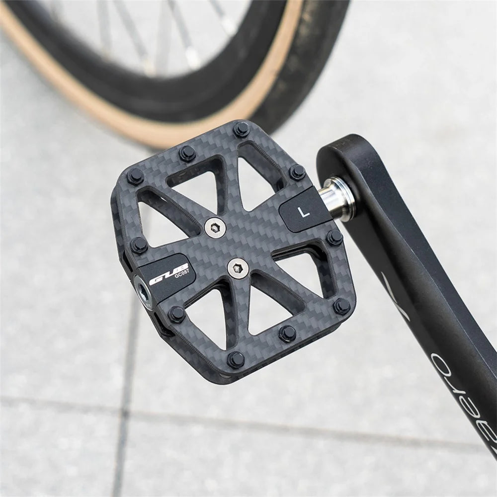 GUB GC086 1 Pair Carbon Fiber Pedals Triple Sealed Bearings Bicycle Pedals for Mountain Bike Road Bike - 3