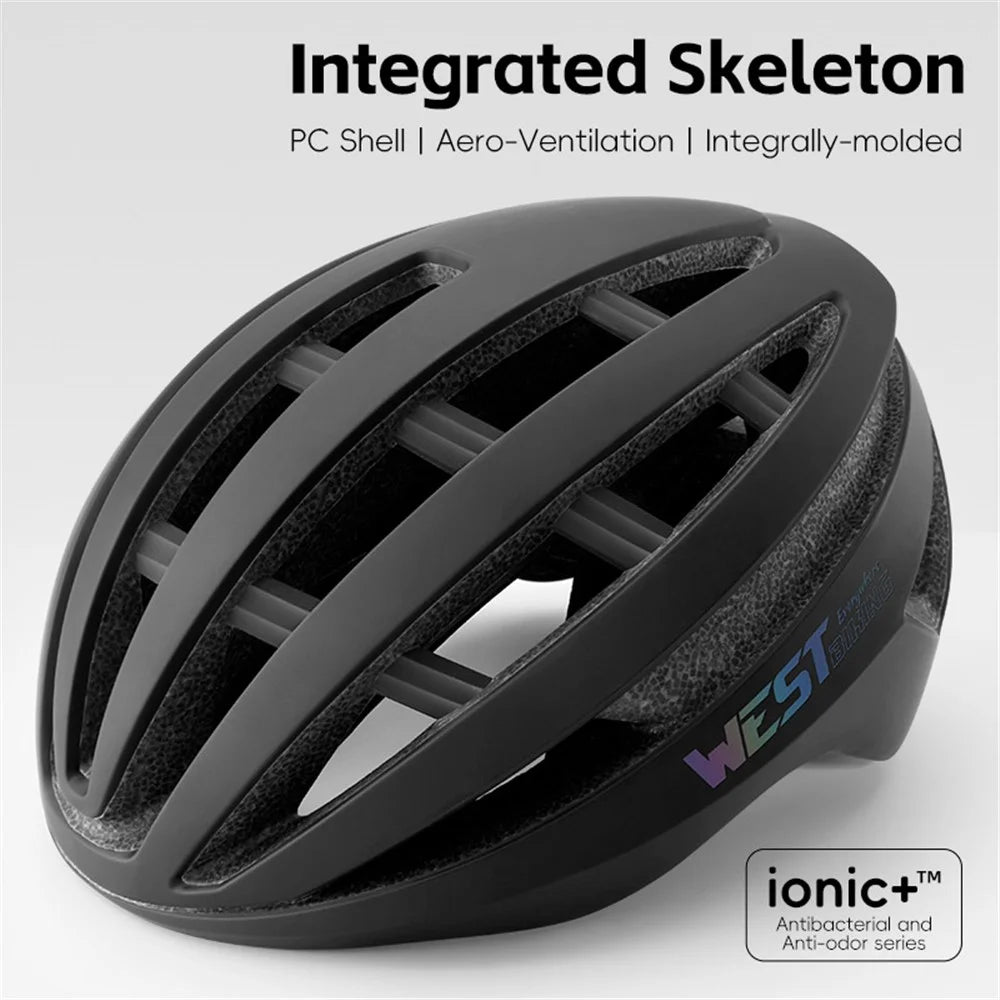 WEST BIKING YP0708125 Outdoor Cycling Helmet 26-hole Ventilation MTB Bike Safety Cap - Style A - 2