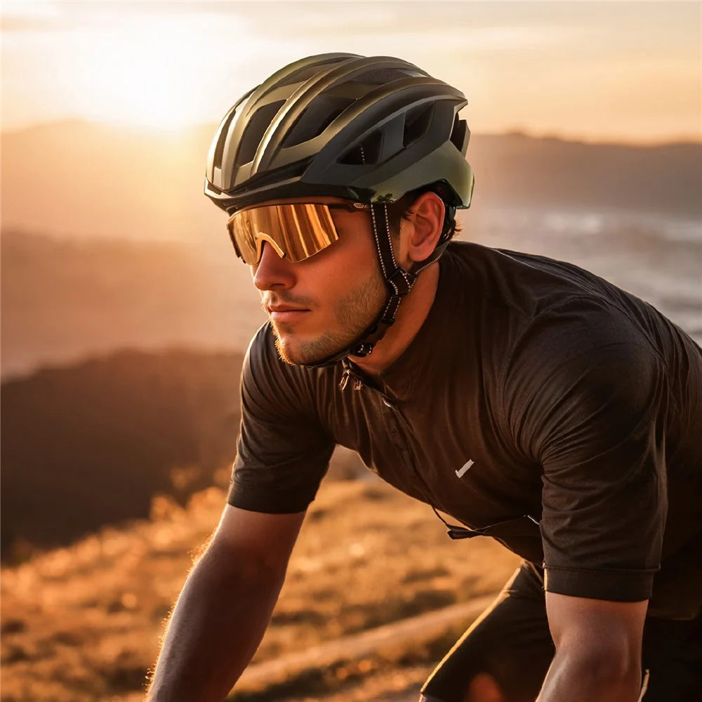 ENLEE RS-997 Road Bike Cycling Helmet Shock Absorbing EPS Foam Lining Professional Safety Cap - Aurora Pink / M - 5