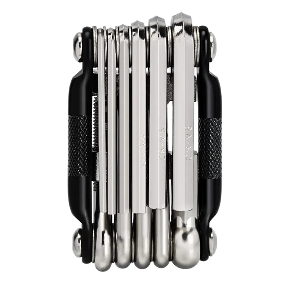 RIDERACE RR9516BK Multifunction Bicycle Maintenance Tool Kit Cutter Screwdriver Bike Repair Tools Set - 2